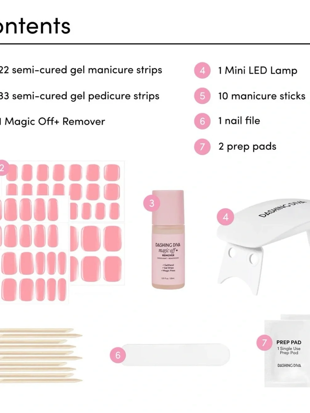 Dashing Diva Glaze LED Gel Mani/Pedi Kit - Lolli Lolli